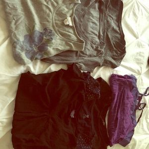 Bundle maternity tees and tanks